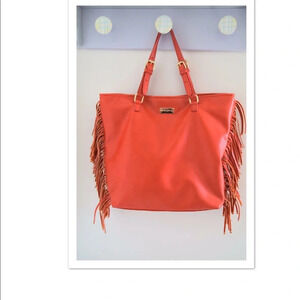 Bcbg Paris fringe tote